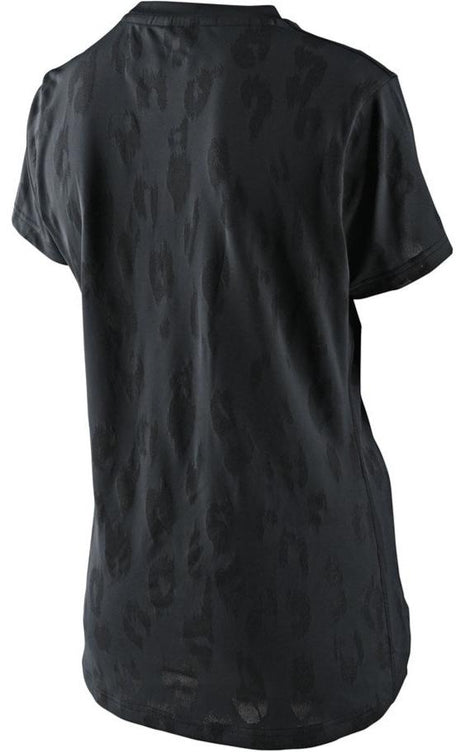 TLD Womens LILIUM SS JERSEY JACQUARD - BLACK BACK