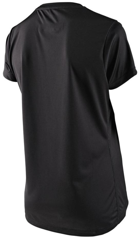 TLD Womens LILIUM SS JERSEY - BLACK BACK