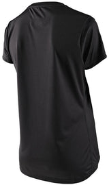 TLD Womens LILIUM SS JERSEY - BLACK BACK
