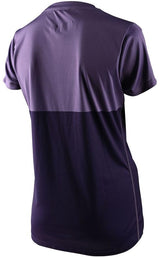 TLD Womens LILIUM SS JERSEY BLOCK - ORCHID / PURPLE BACK