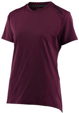 TLD Womens LILIUM SS JERSEY - DEEP FIG FRONT