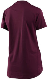 TLD Womens LILIUM SS JERSEY - DEEP FIG BACK