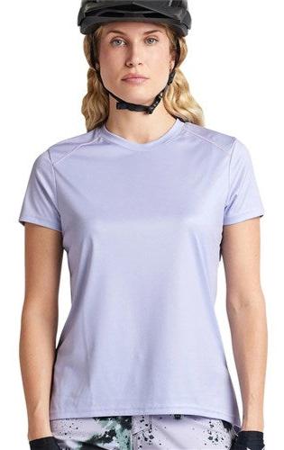 TROY LEE DESIGNS 24.1 Womens LILIUM SS JERSEY - LILAC FRONT FACING MODEL
