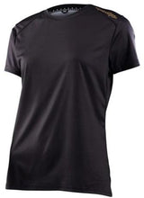 TROY LEE DESIGNS 24.1 Womens LILIUM SS JERSEY - BLACK FRONT