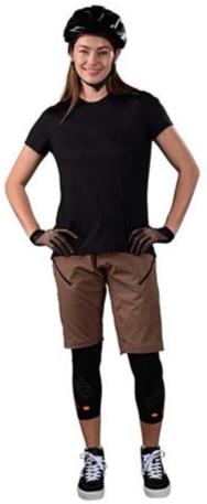 TROY LEE DESIGNS 24.1 Womens LILIUM SS JERSEY - BLACK FRONT FACING MODEL