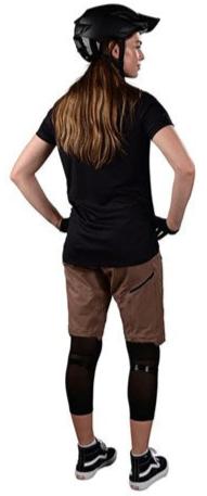 TROY LEE DESIGNS 24.1 Womens LILIUM SS JERSEY - BLACK BACK