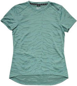 TROY LEE DESIGNS 24.1 Womens LILIUM SS JERSEY TIGER JACQUARD - STEEL GREEN 