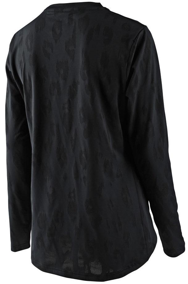 TLD Womens LILIUM LS JERSEY JACQUARD - BLACK BACK