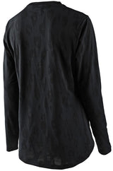 TLD Womens LILIUM LS JERSEY JACQUARD - BLACK BACK