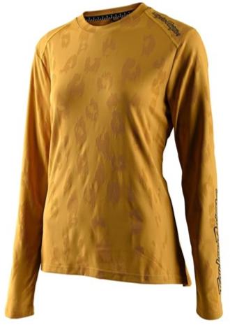 TLD Womens LILIUM LS JERSEY JACQUARD - HONEY FRONT
