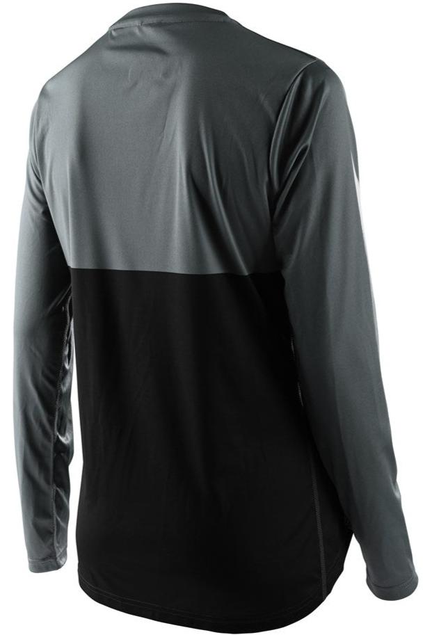 TLD Womens LILIUM LS JERSEY BLOCK - GREEN / BLACK BACK