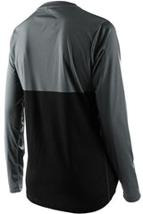 TLD Womens LILIUM LS JERSEY BLOCK - GREEN / BLACK BACK