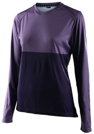 TLD Womens LILIUM LS JERSEY BLOCK - ORCHID / PURPLE FRONT