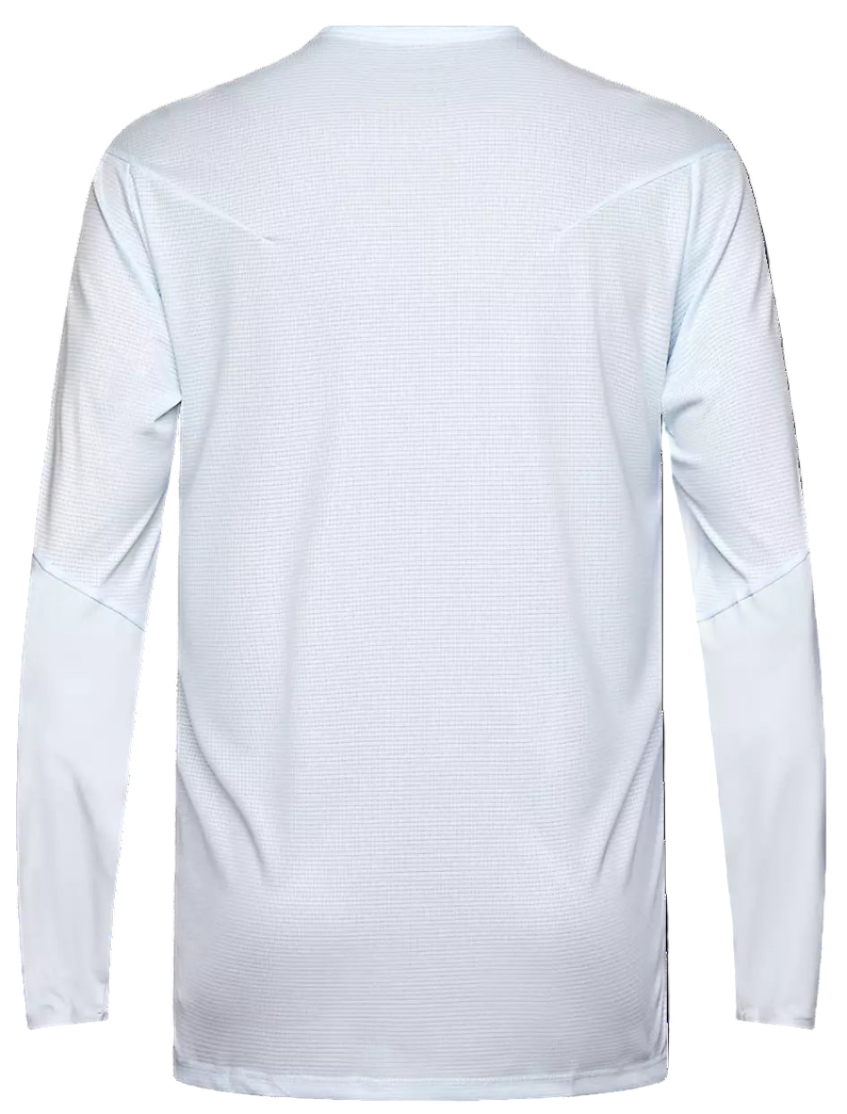 Fox Flexair Pro Long Sleeve Jersey Pale Blue BACK