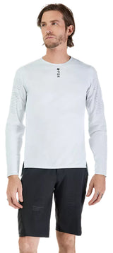 Fox Flexair Pro Long Sleeve Jersey Pale Blue FRONT FACING MODEL