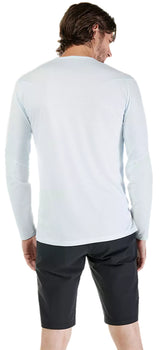 Fox Flexair Pro Long Sleeve Jersey Pale Blue BACK FACING MODEL