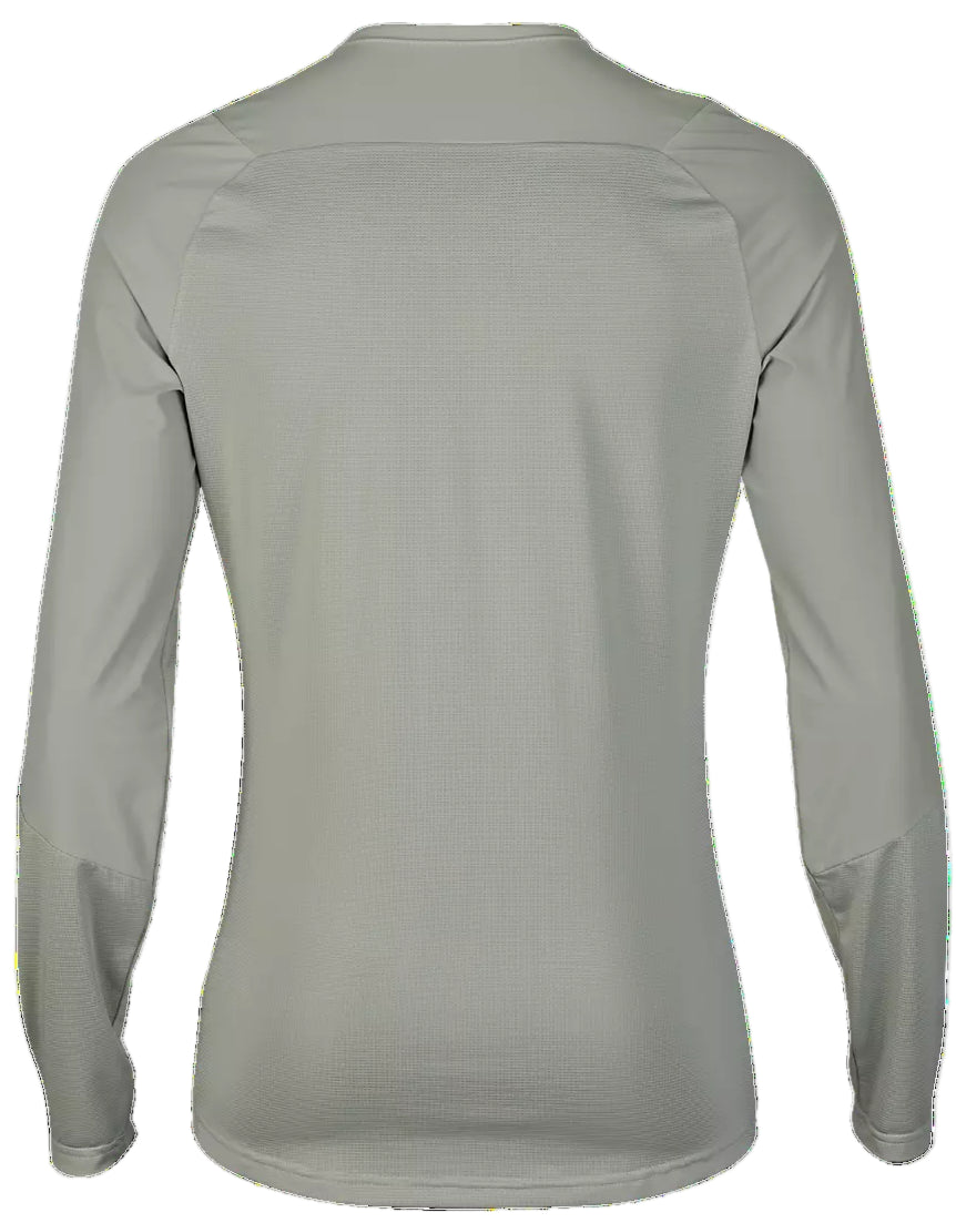 Fox Flexair Ascent LS Jersey Grey Vintage BACK