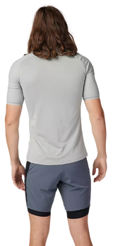 Fox Flexair Ascent SS Jersey Grey Vintage BACK FACING MODEL