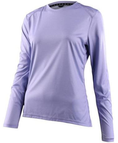 TROY LEE DESIGNS 24.1 Womens LILIUM LS JERSEY - LILAC FRONT