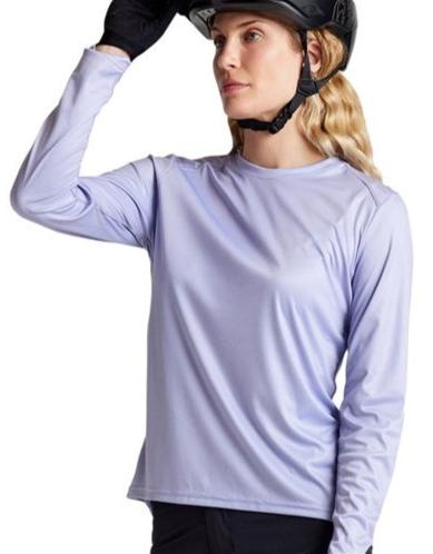 TROY LEE DESIGNS 24.1 Womens LILIUM LS JERSEY - LILAC FRONT FACING MODEL