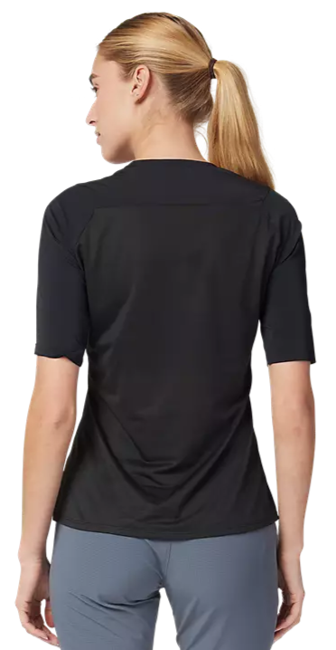 Fox Womens Flexair Ascent SS Jersey Black