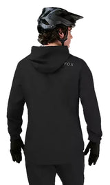 Fox Ranger Water Jacket Black BACK FACING MODEL