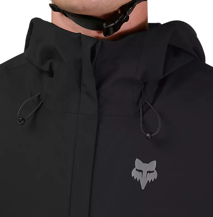 Fox Ranger Water Jacket Black FRONT DETAILS