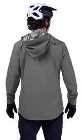 Fox Ranger Water Jacket Pewter BACK FACING MODEL