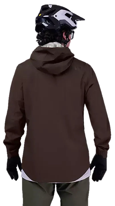 Fox Ranger Water Jacket Cocoa BACK FACING MODEL