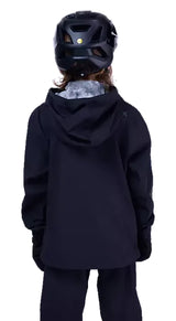 Fox Youth Ranger Water Jacket Black BACK FACING MODEL