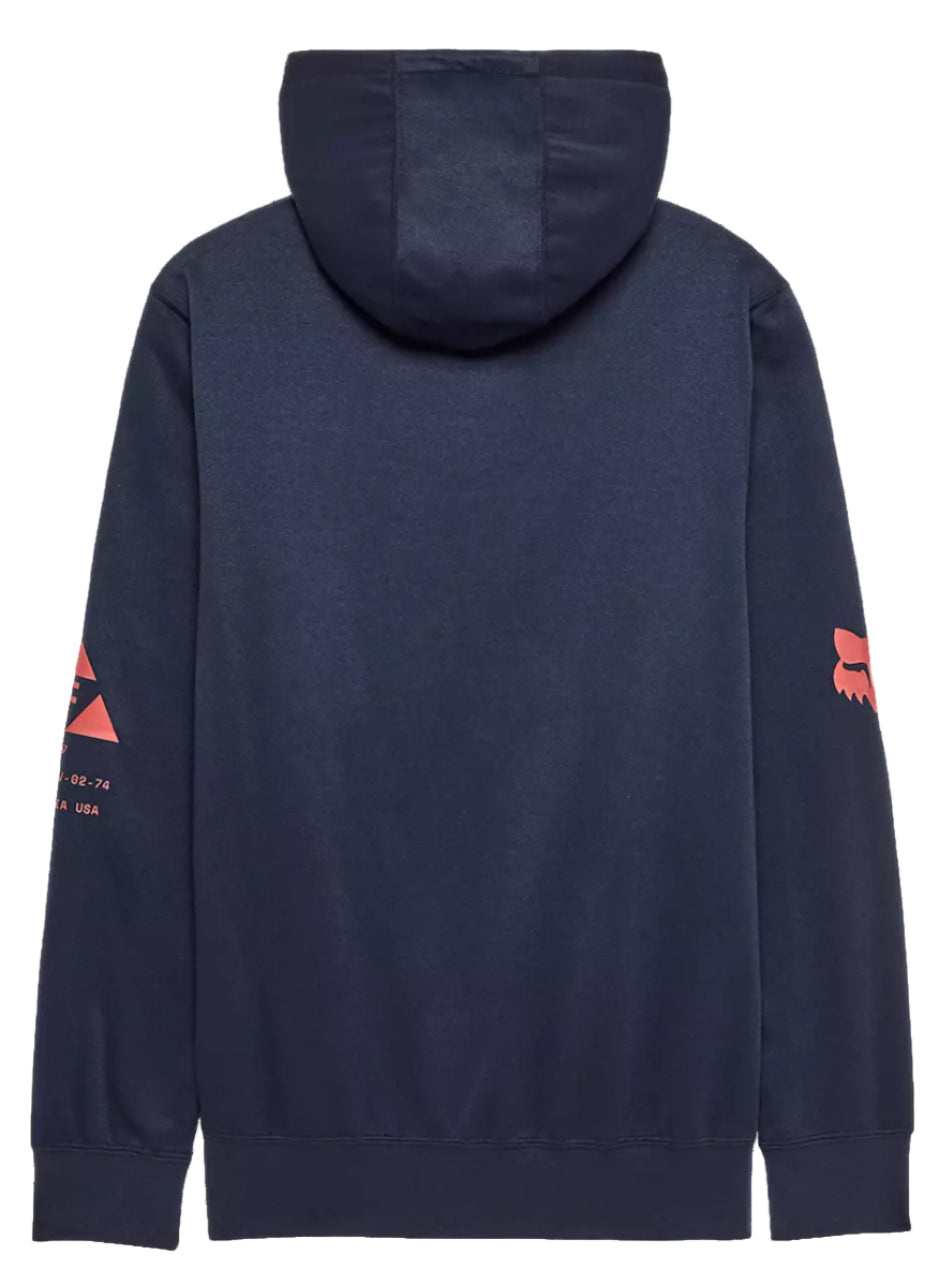 Fox Glyph Tech Fleece Pullover Midnight BACK