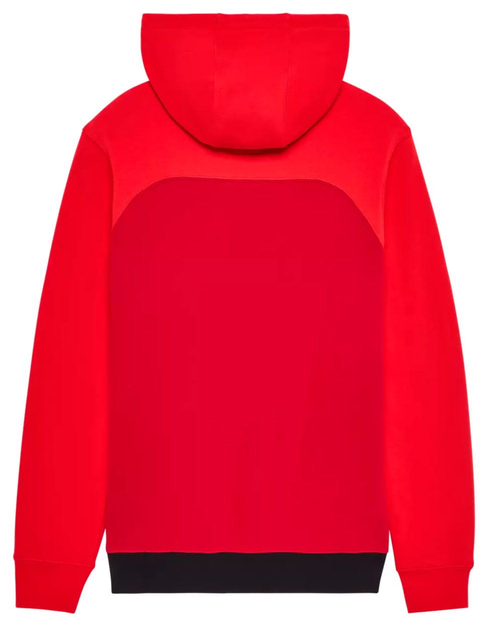 Fox Fracture Paneled FLC Pullover Red BACK