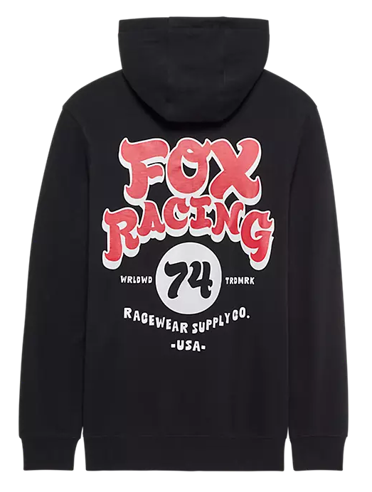 Fox Racewear Fleece Pullover Black BACK 