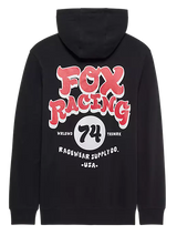 Fox Racewear Fleece Pullover Black BACK 