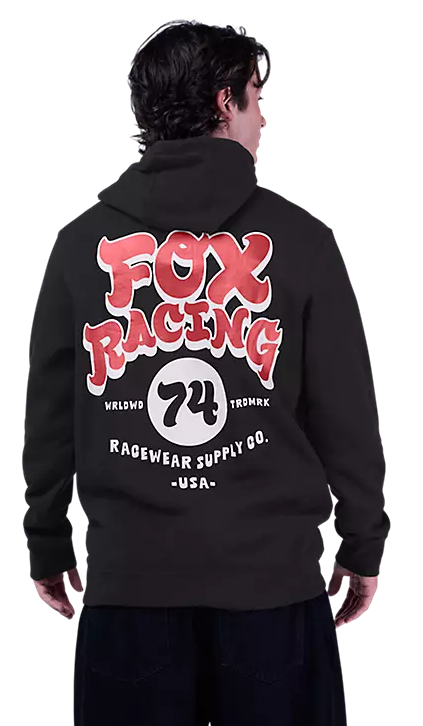 Fox Racewear Fleece Pullover Black BACK