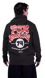 Fox Racewear Fleece Pullover Black BACK