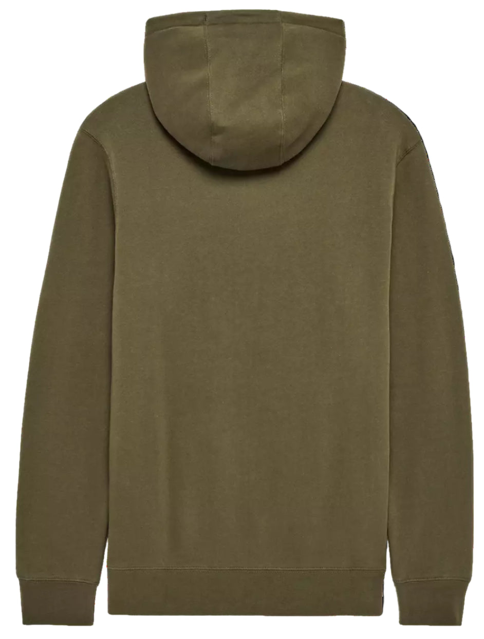 Fox Bolt Fleece Pullover Olive Green BACK 