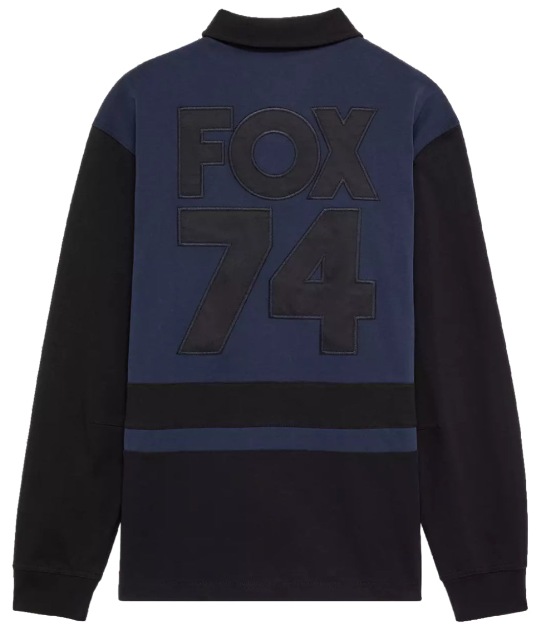 Fox Circa 74 Oversized LS Rugby Shirt Midnight BACK 