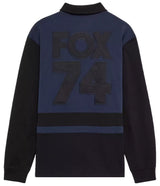 Fox Circa 74 Oversized LS Rugby Shirt Midnight BACK 
