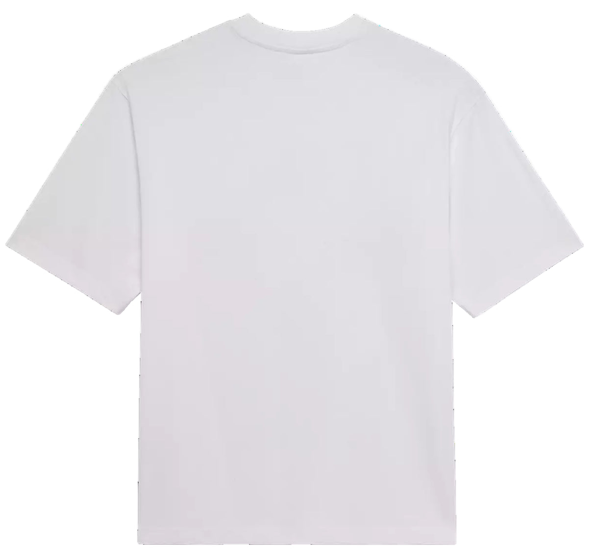 Fox Image Cosmo Oversized Short Sleeve White Shirt BACK