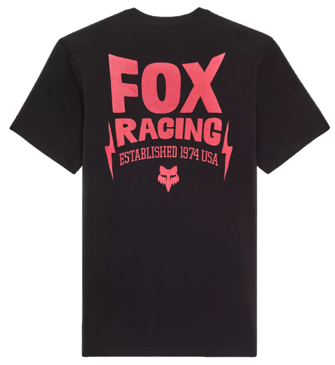 Fox Bolt SS Premium Tee Black BACK 