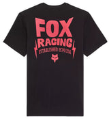 Fox Bolt SS Premium Tee Black BACK 
