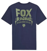 Fox Bolt SS Premium Tee Midnight BACK 