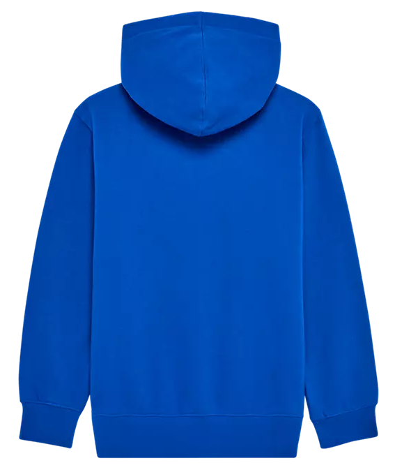 Fox Wordmark OV Fleece Crew Cashmere Blue BACK