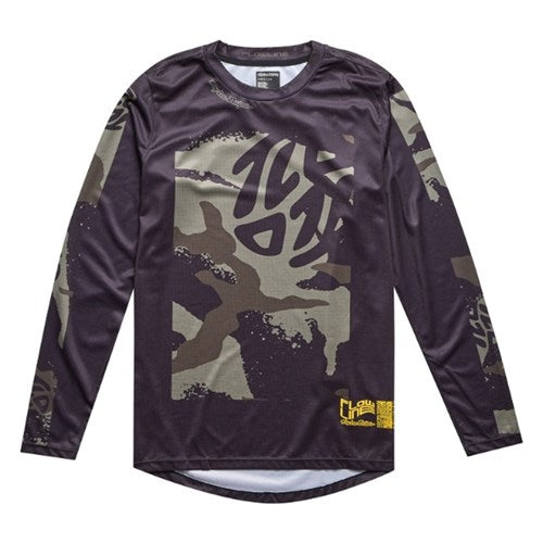 Troy Lee Designs 24.1 Flowline LS Youth Confined Black