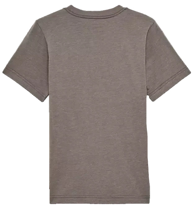 Fox Youth Vision Short Sleeve Tee Heather Graphite BACK