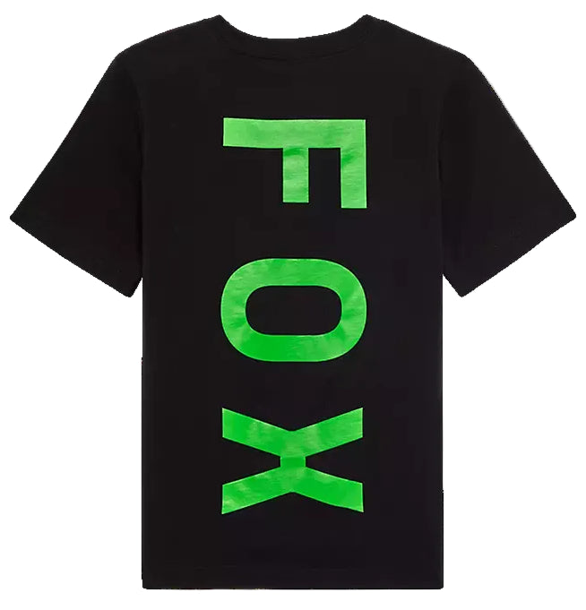 Fox Youth Spire Short Sleeve T-Shirt Black BACK