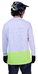 Fox Ranger LS Jersey Lunar SE White BACK FACING MODEL