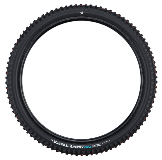 Schwalbe Tacky Chan 27.5 x 2.40 Gravity PRO Soft Compound Tubeless Tyre