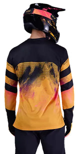 Fox Ranger LS Jersey Kairos Tangerine BACK FACING MODEL